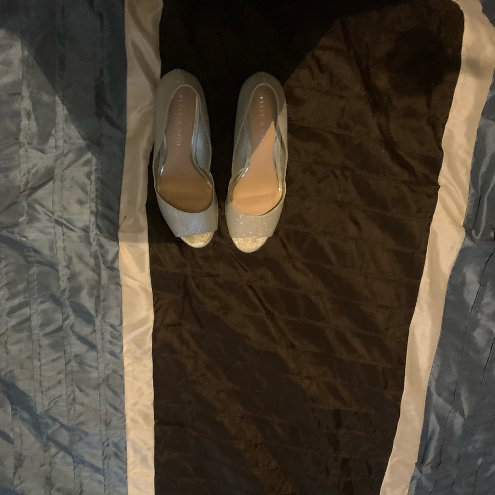 Kelley& Katie silver heels